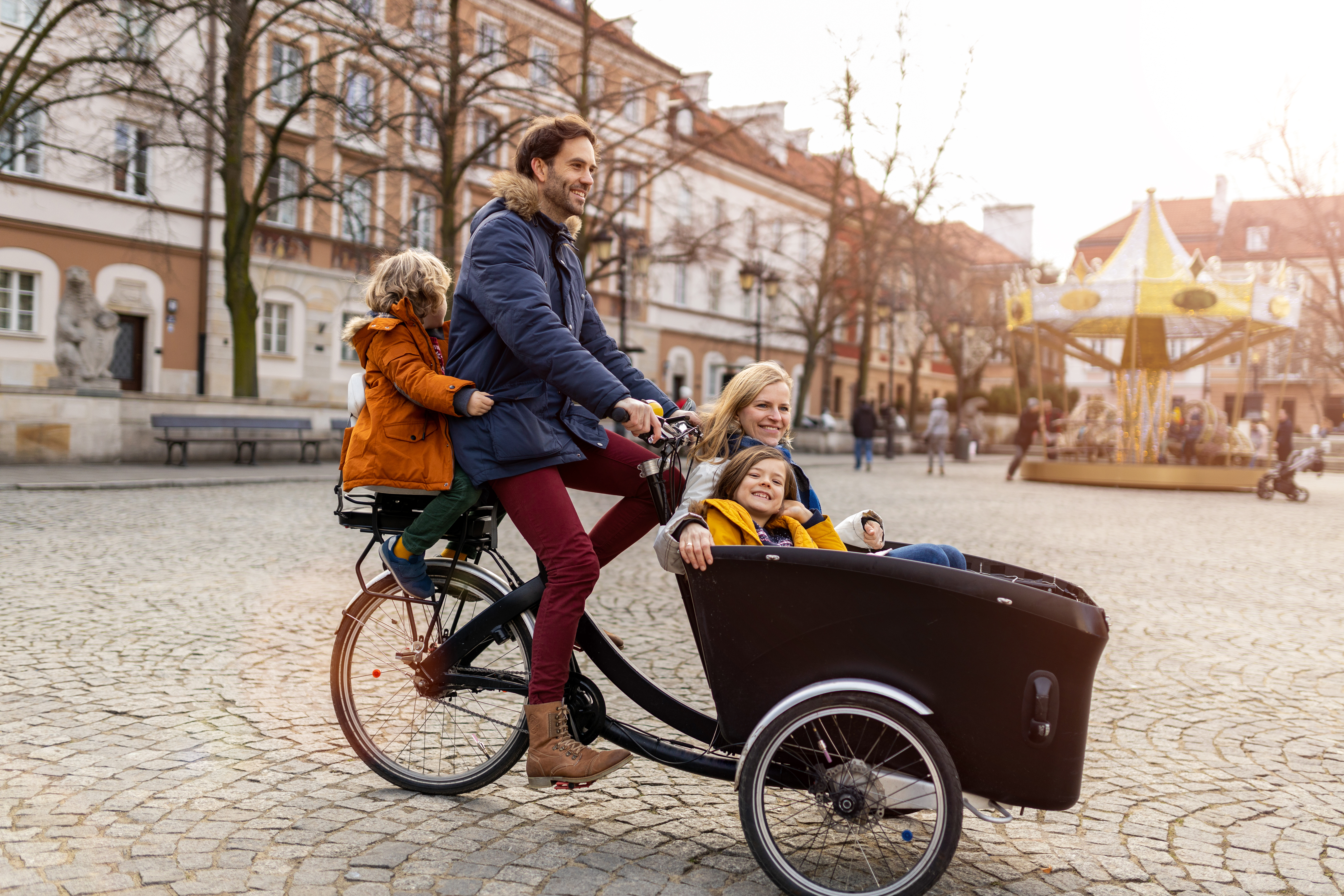 Zooz bike with kids